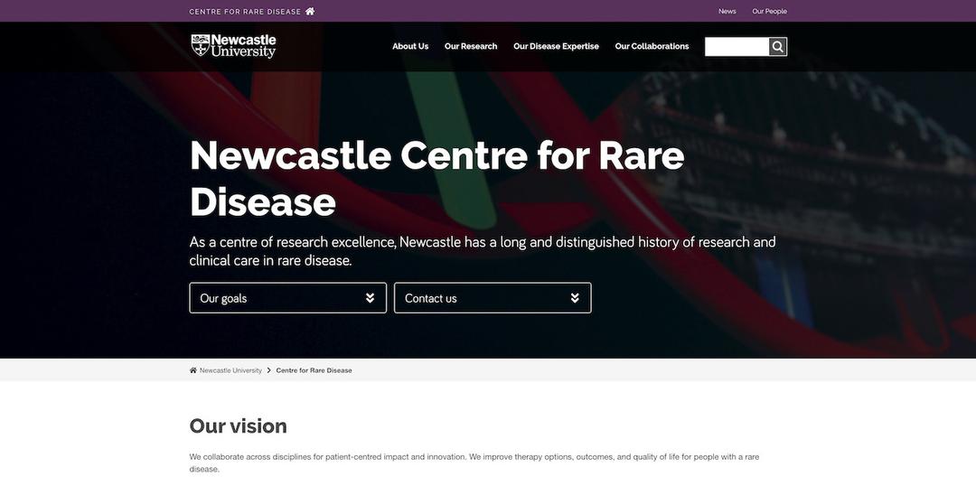 Centre for Rare Disease screenshot