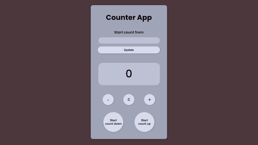 Counter App screenshot